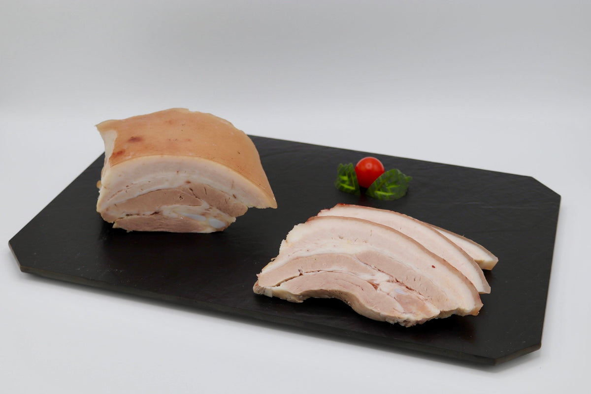 Wellfleisch / gekochter Schweinebauch