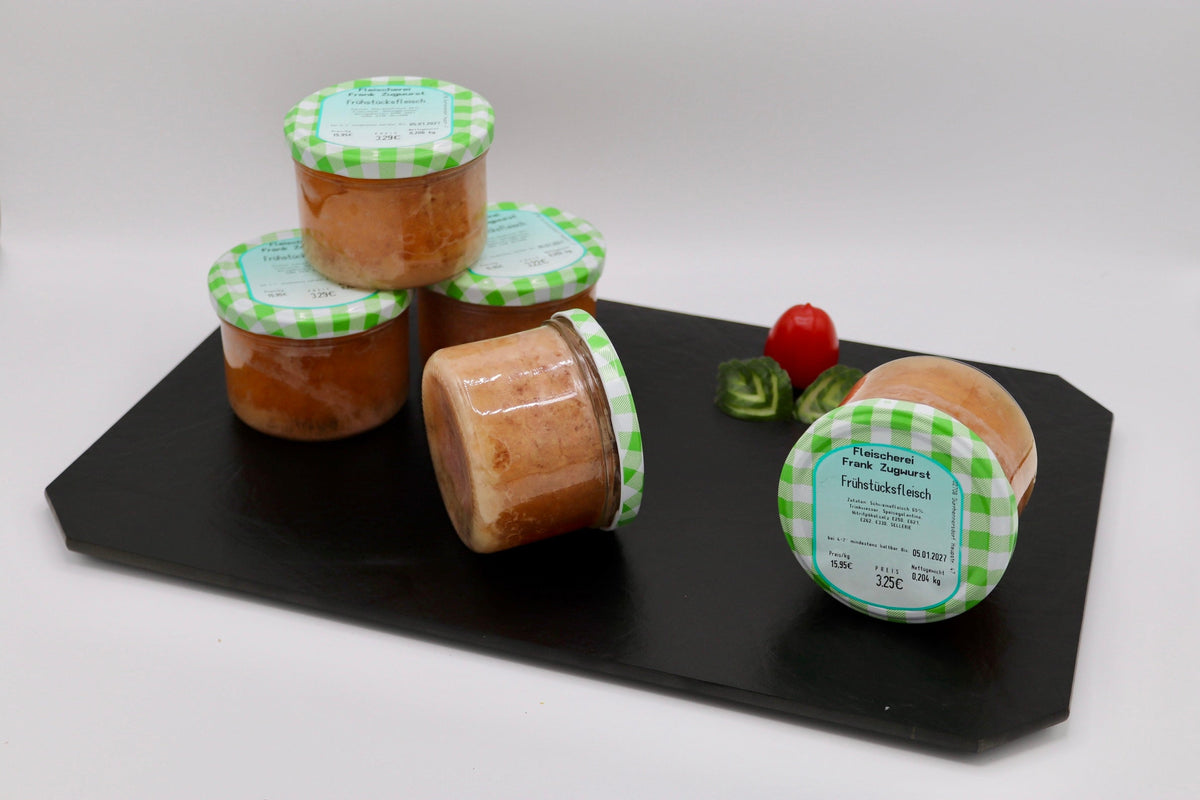 Frühstücksfleisch im Glas