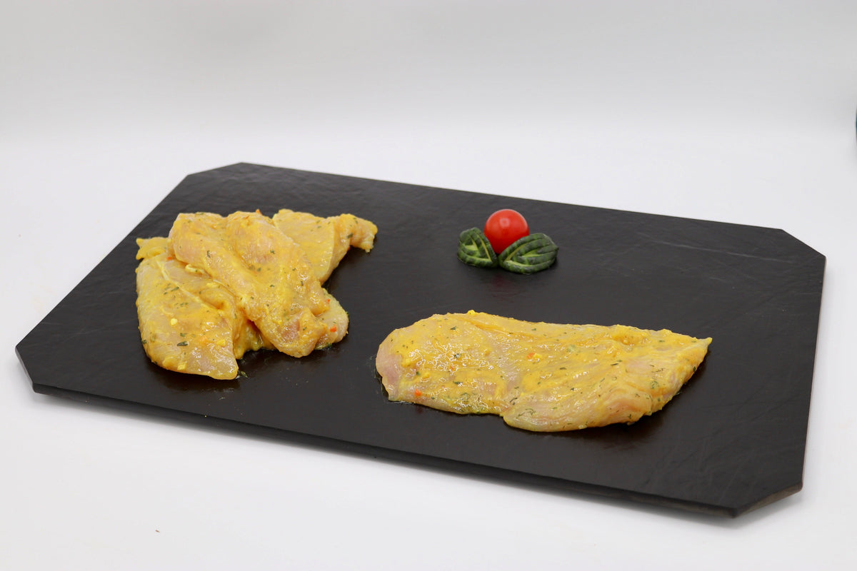Putensteak gewürzt